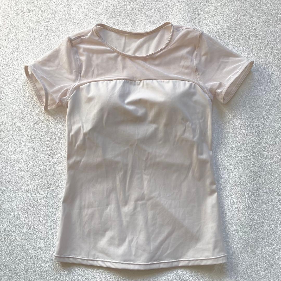 チャコット カップ付きTシャツ S スムース ヨガウェア ダンス レオトップ