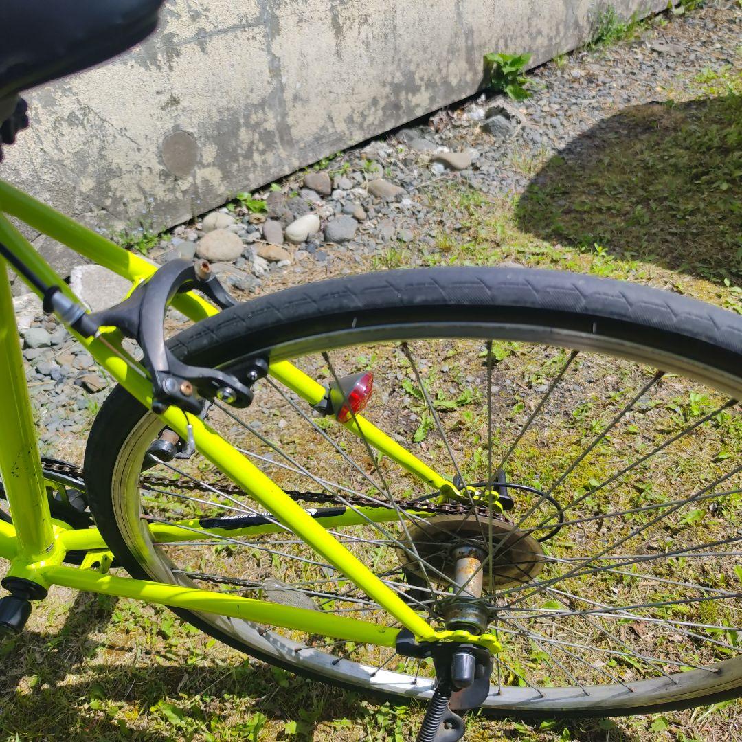 DAINICHI 大日産業 クロスバイク ロードマーク R700 蛍光イエロー