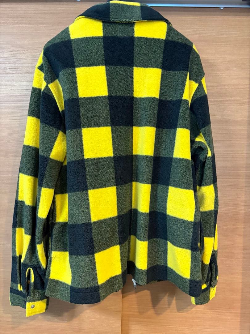 Stussy チェック柄 フリースジャケット M