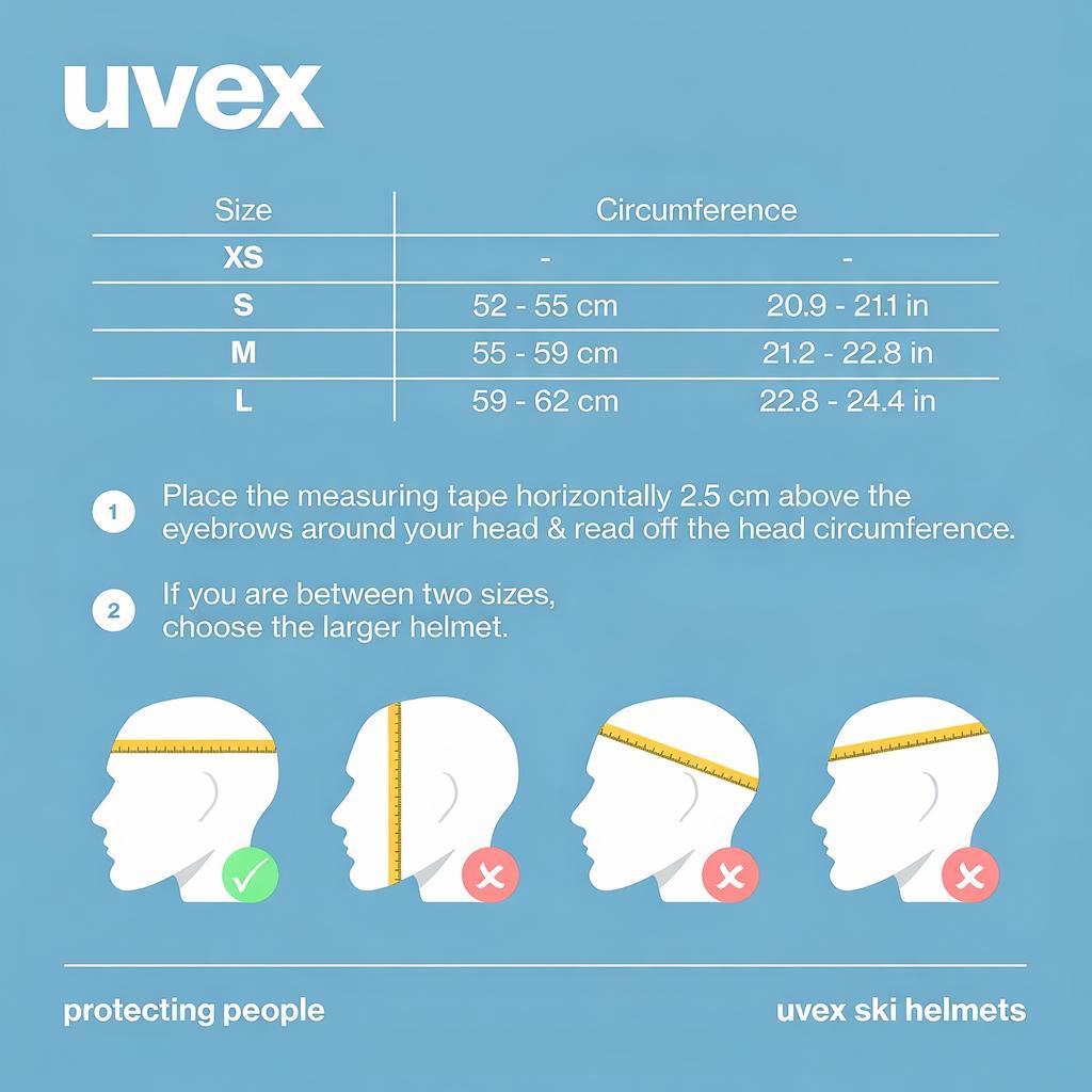uvex スキーバイザー ヘルメット wanted visor 54-58cm