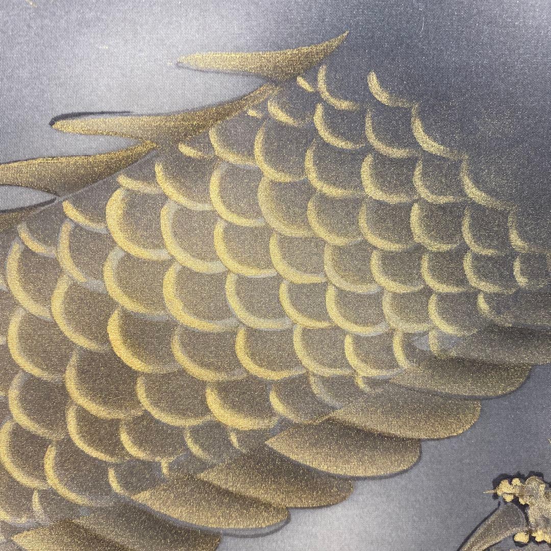 掛け軸2本 ①三宅英斎作 黄金龍王之図、②長江佳航作 種田山頭火画賛