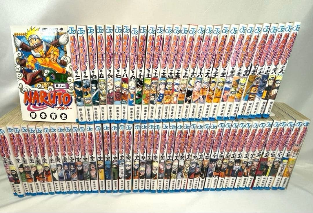 【1〜72巻+外伝】NARUTO―ナルト― 全巻セット（後半初版多数）