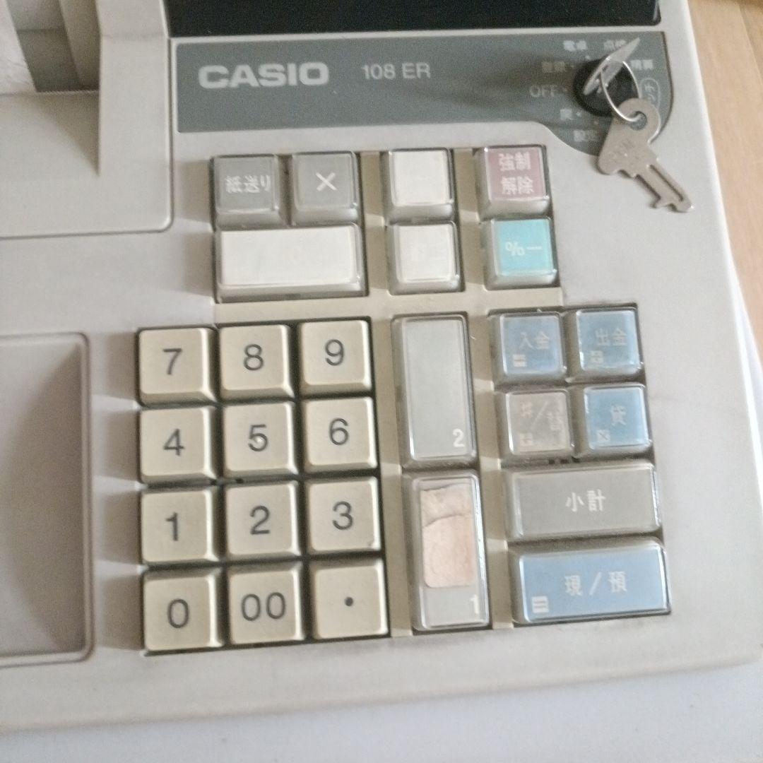 CASIO 108ER 電子レジスター　ジャンク