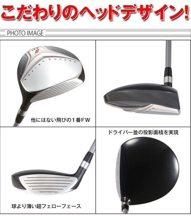 【ヘッドのみ】1.2番FWも! 優しい超大型激飛び2オン兵器◆ フォーサイトFW