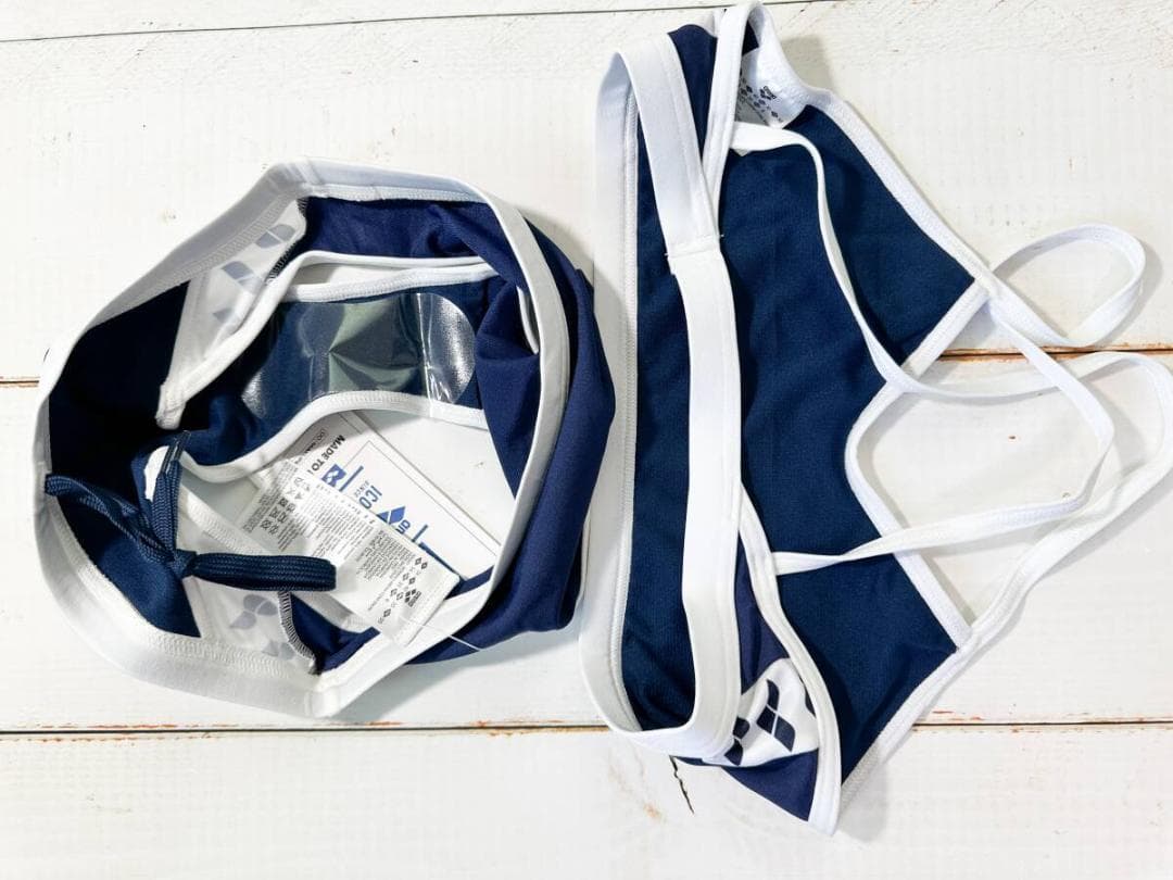 Arena 女性用 ビーチバレー ツーピースビキニ ブルマ Navy USA30