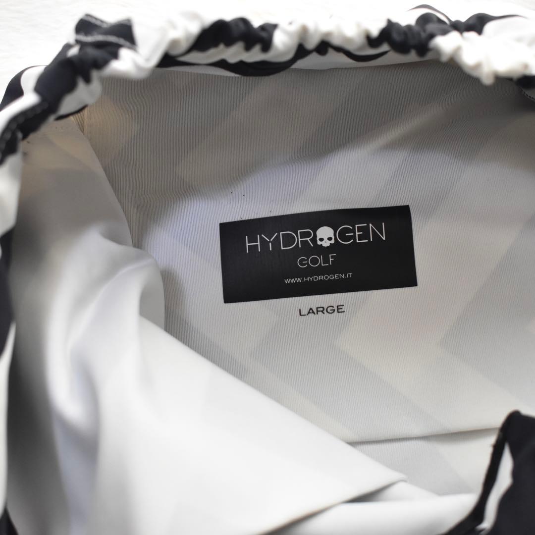 美品✨HYDROGEN ハイドロゲン　ゴルフパンツ Lサイズ　幾何学柄