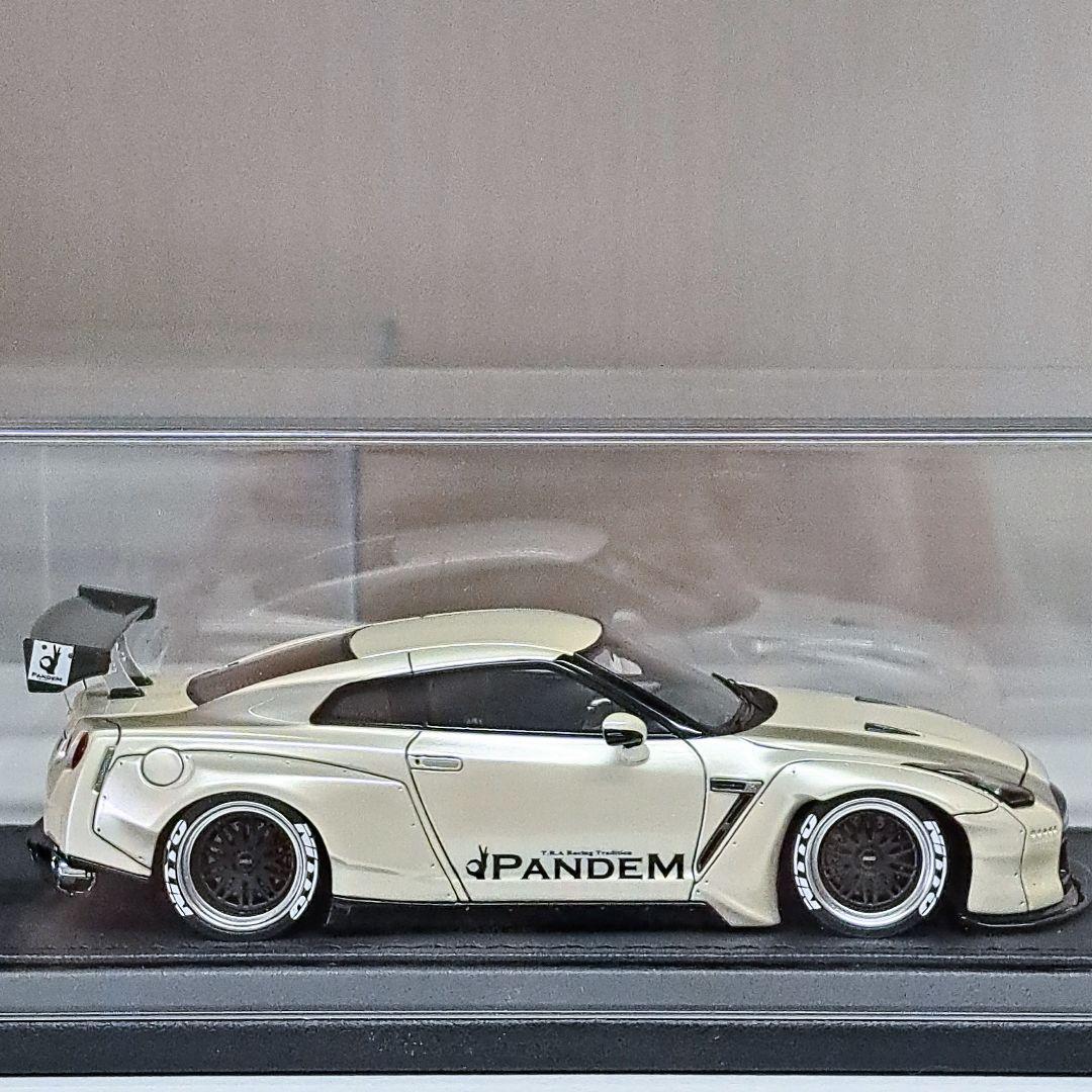 イグニッションモデル 1/43 PANDEM R35 GT-R パールホワイト