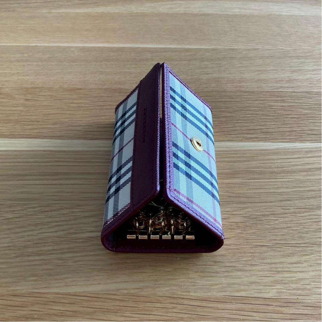 【BURBERRY バーバリー ノバチェック キーケース】新品・未使用