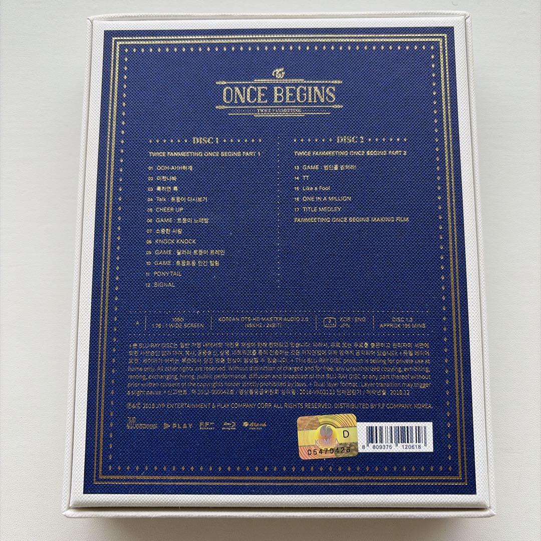 K-POP・アジア TWICE Fanmeeting Once Begins Blu-ray