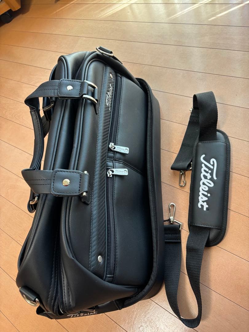 Titleist ブラック　ボストンバック