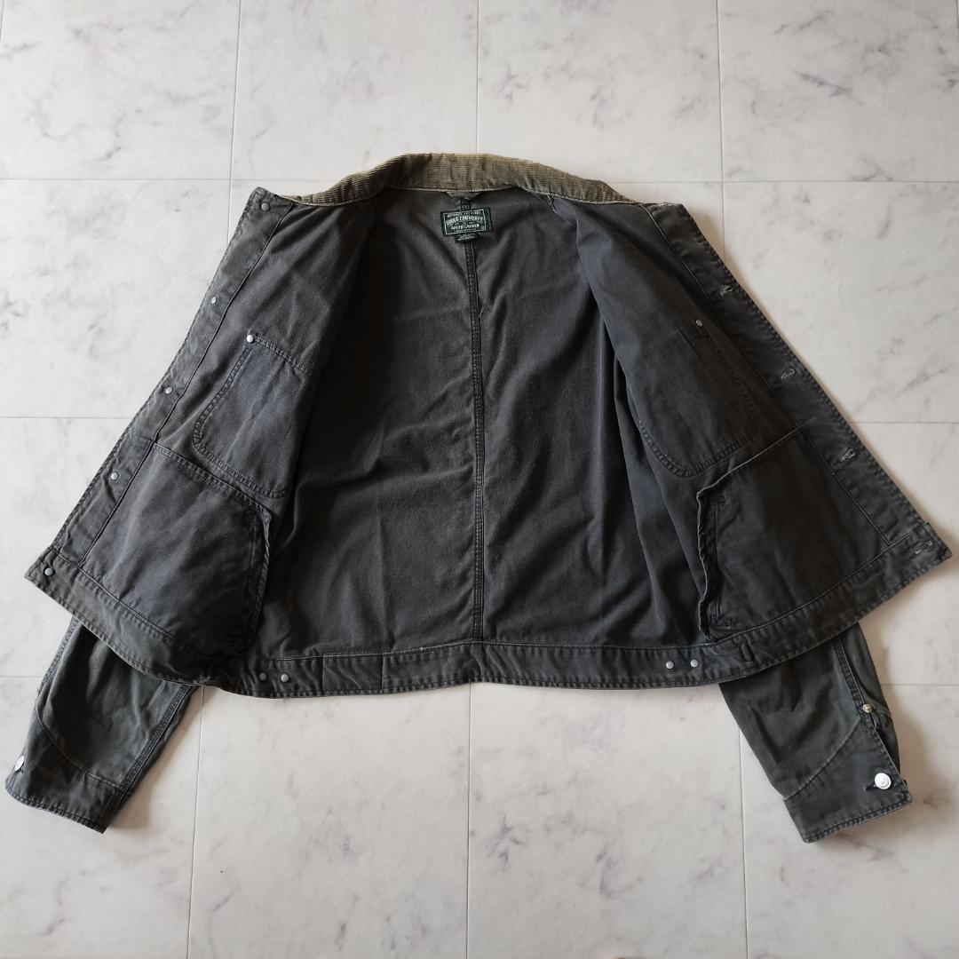 希少 80s 90s ポロカントリー デニムジャケット L チャコール　旧RRL