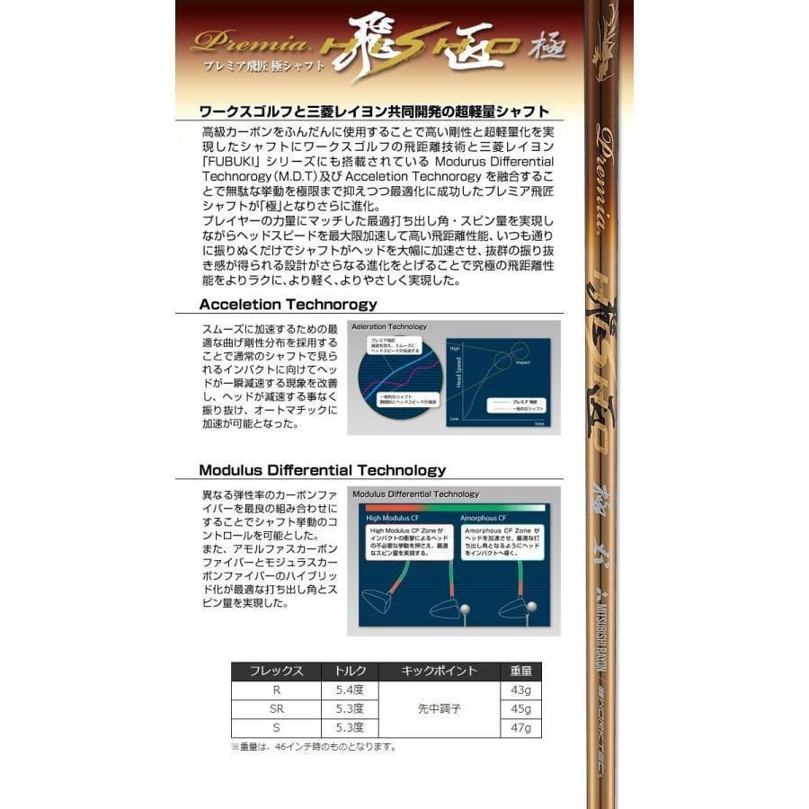 新品 ダイナミクスＦＷ　1番　三菱ケミカル製 プレミア飛匠・極仕様