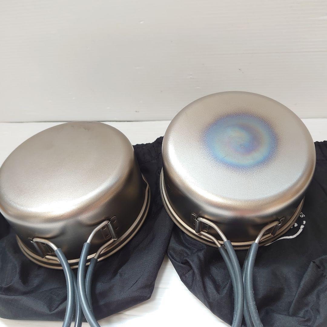 エバニュー チタンクッカー セラミック ECA421 EVERNEW 2個セット