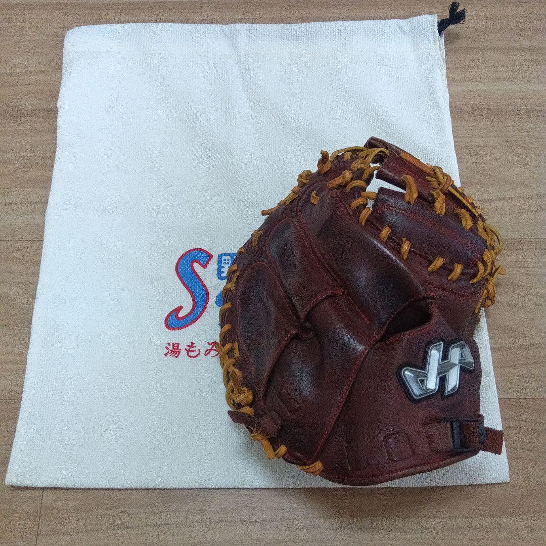 \"美品\"　ハタケヤマ　少年用キャッチャーミット