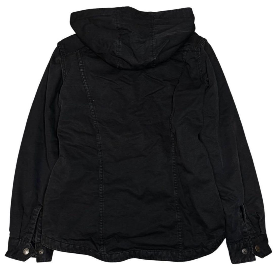LEVI'S vintage ブラックデニムジャケット パーカー グランジ