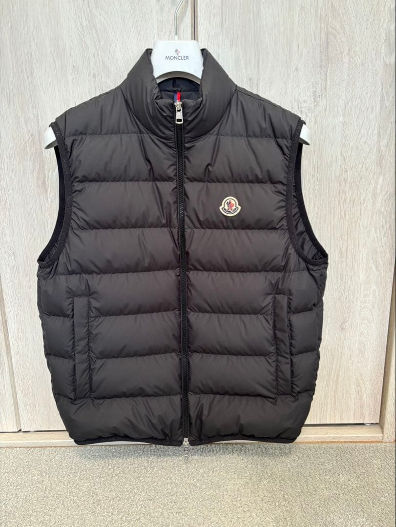 MONCLER CONTRIN VEST BLACK モンクレール　コントリン