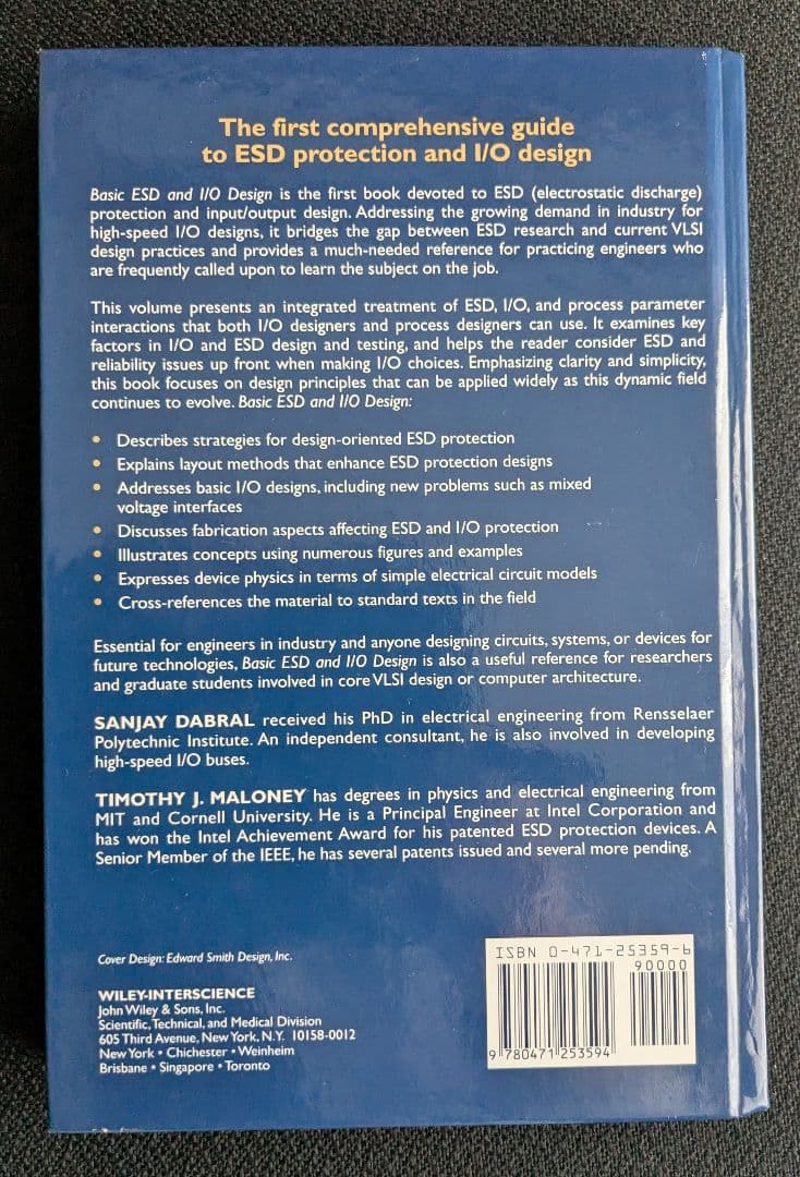 洋書 Basic ESD and I/O Design