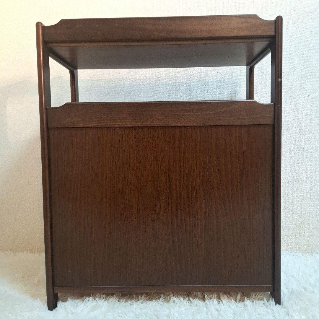 【美品】karimoku カリモク オールドカリモク 電話台 ファックス台