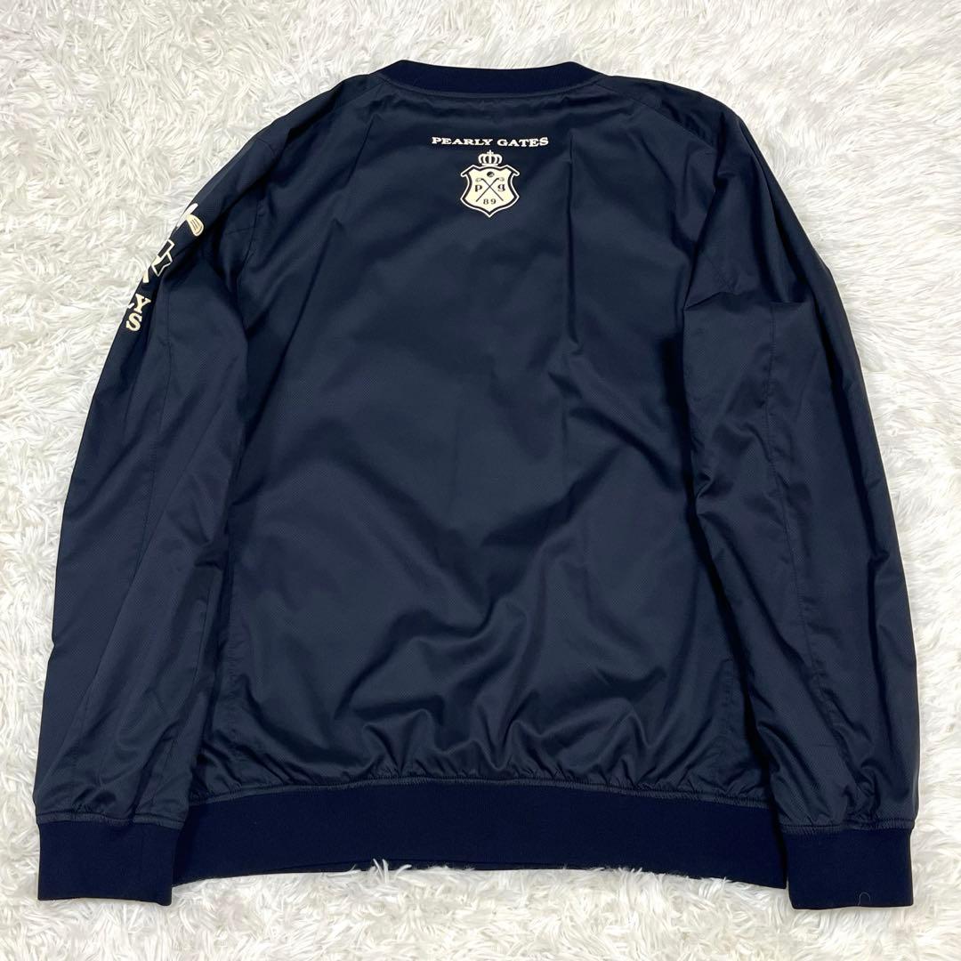 美品✨PEARLY GATES ジャケット 大きいサイズ6 ネイビー