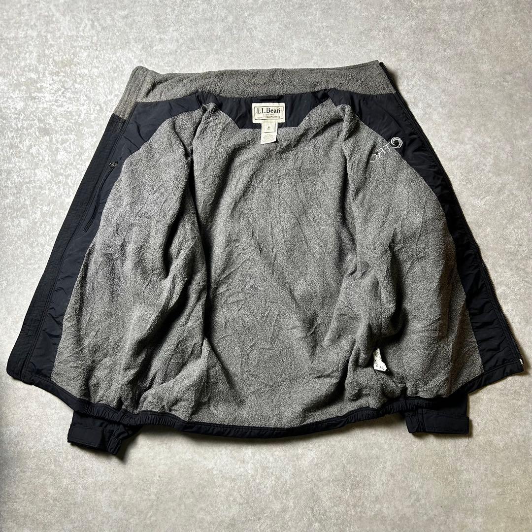 00s LLBEAN ウォームアップジャケット シェルジャケット 企業物 黒 M