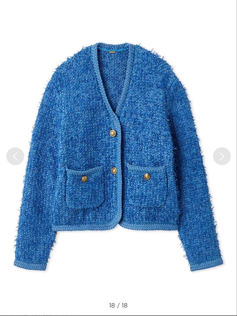 mila owen ニットツイードジャケット