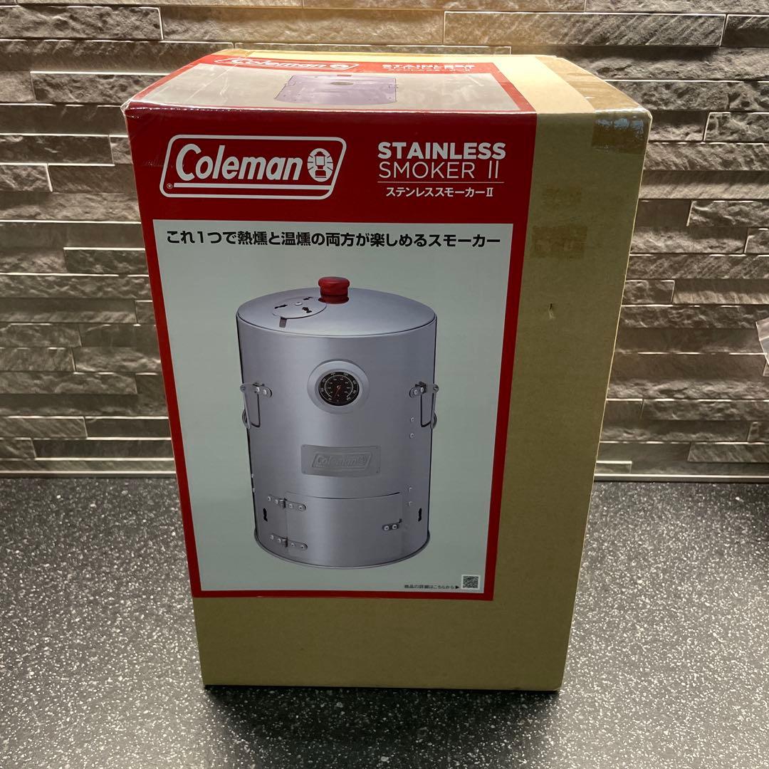新品未使用　未開封　Coleman STAINLESS SMOKER II