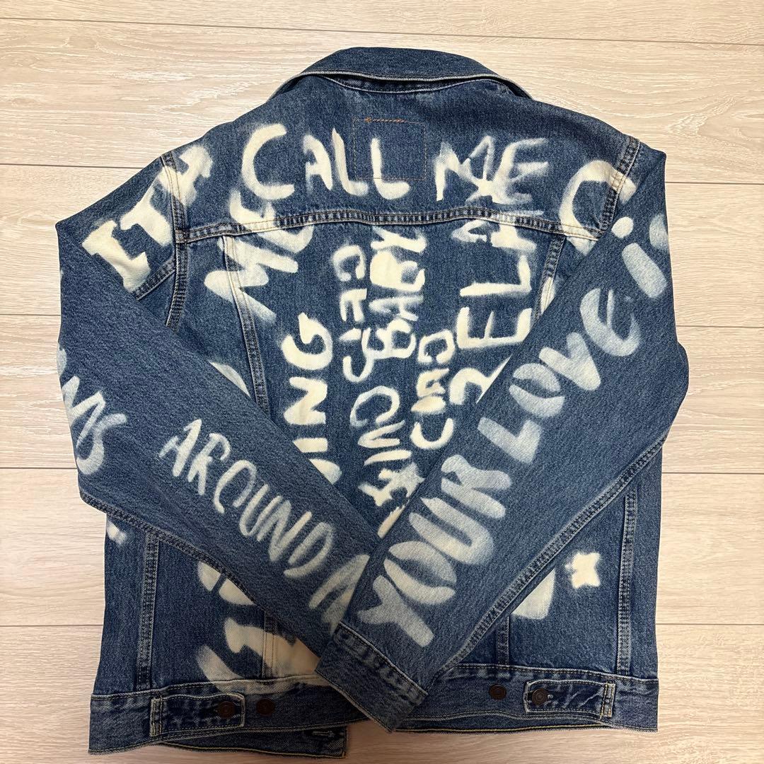Levi's デニムジャケット グラフィックプリント