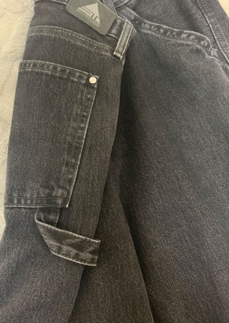 リーバイス　シルバータブ　バギー　ブラック　カーペンター　W32L30