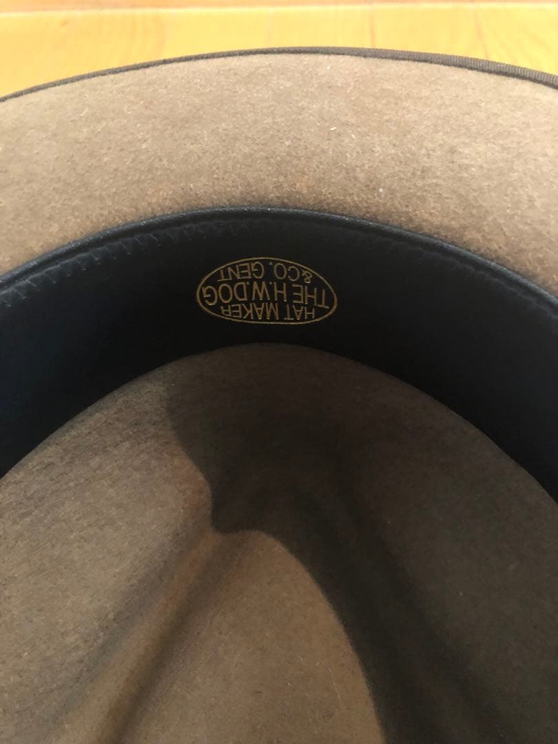 【美品】THE H.W.DOG&CO. ウールハット POINT-H
