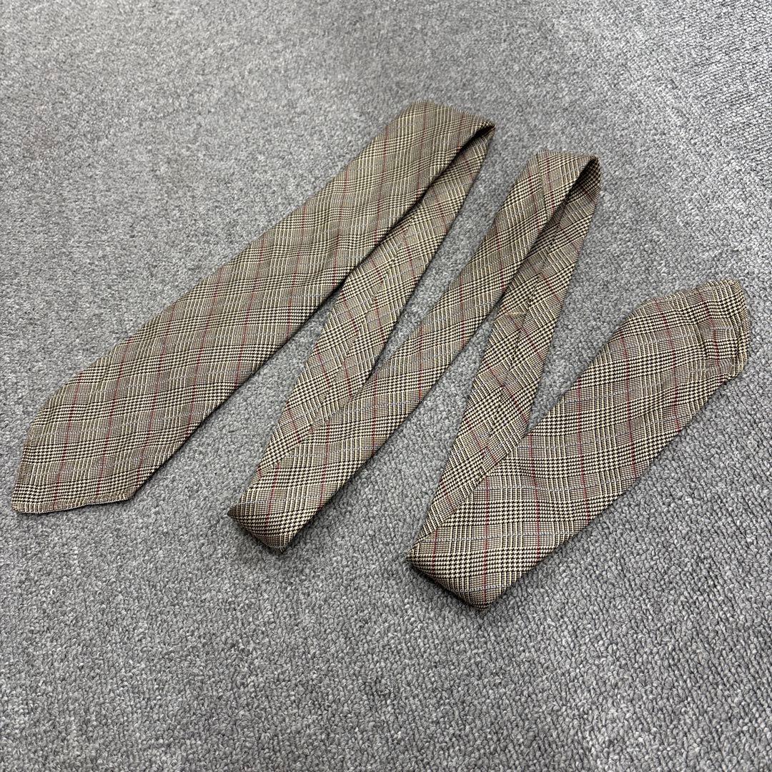 RRL ダブルアールエル ハンドメイド ネクタイ　チェック　シルク