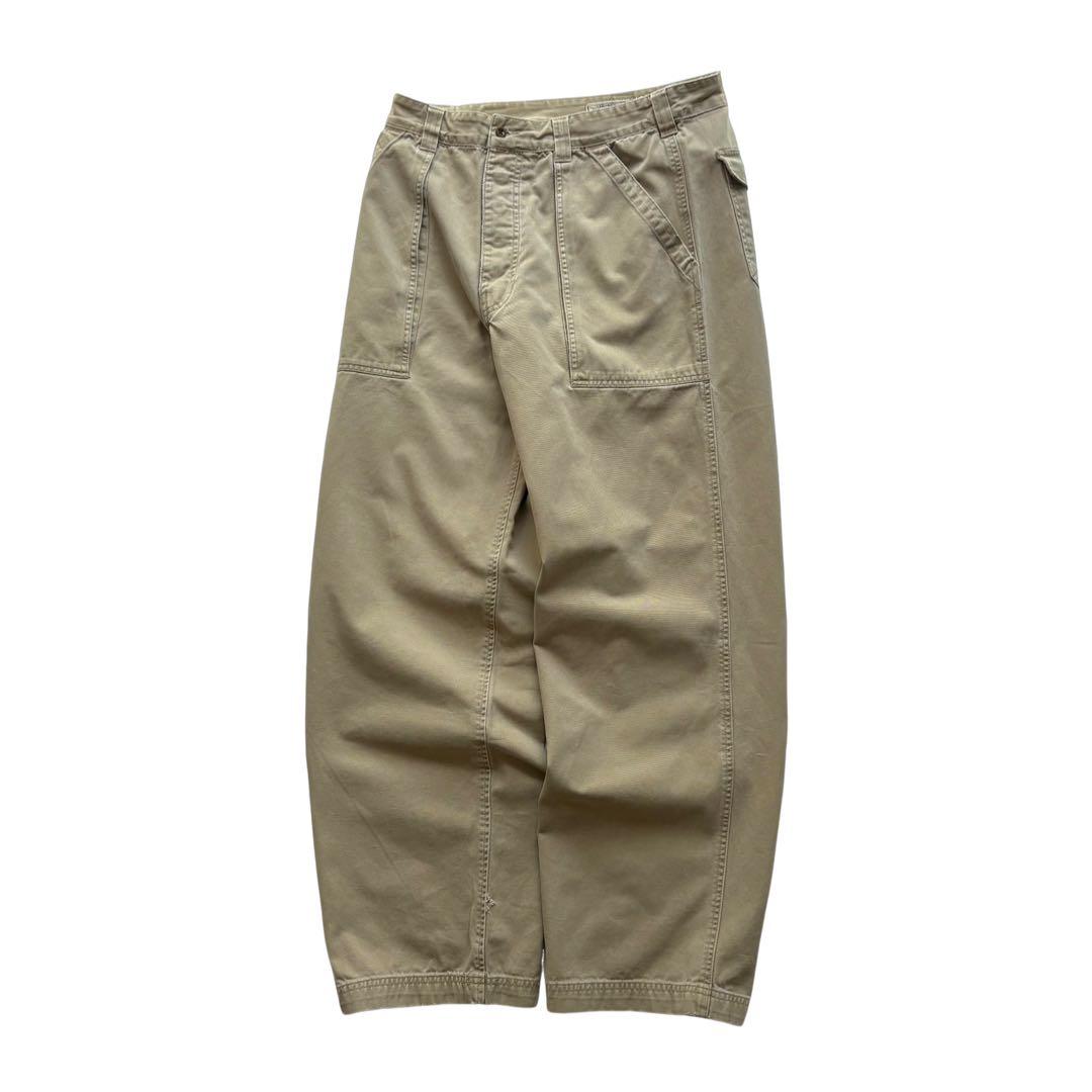 90s A&F アバクロ USARMY ベイカーパンツ アーミーチノ W34
