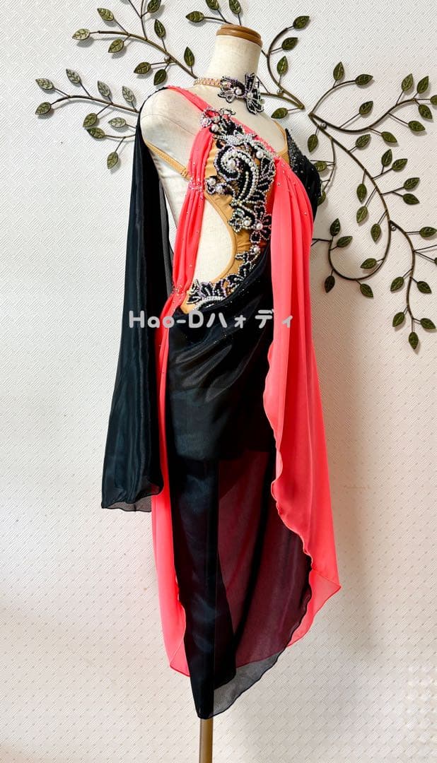 新品★ラテンドレス★SM★社交ダンス★ドレープ★パーティー★競技会★ルンバ