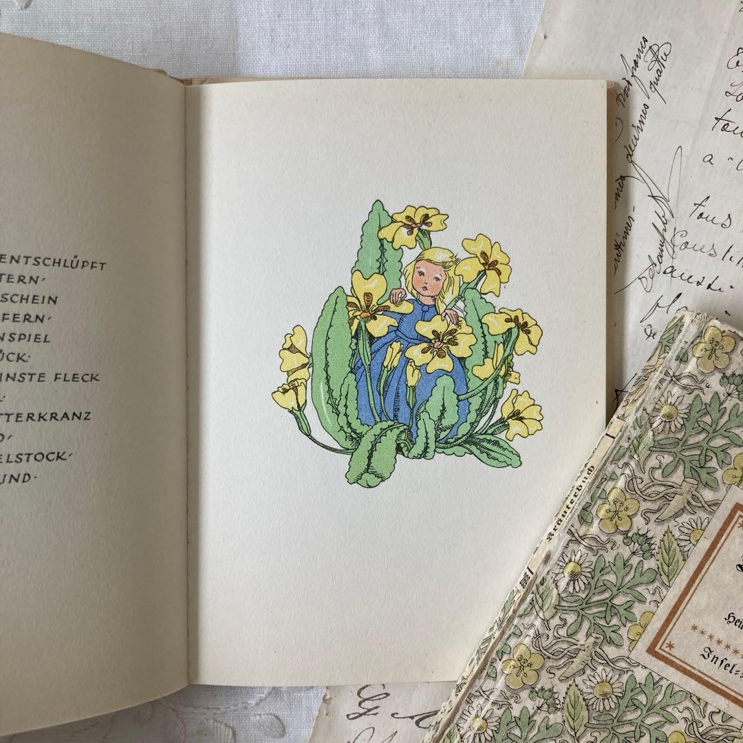 L882洋書古書1947年発行儚げな雰囲気がとても素敵なドイツのアンティーク絵本