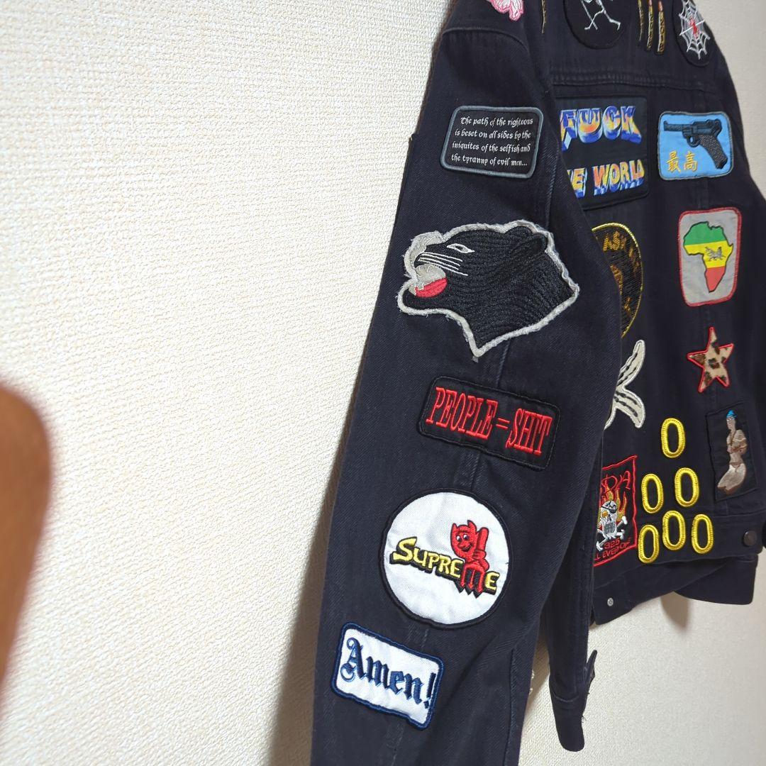 Supreme ブラック デニムジャケット Mサイズ