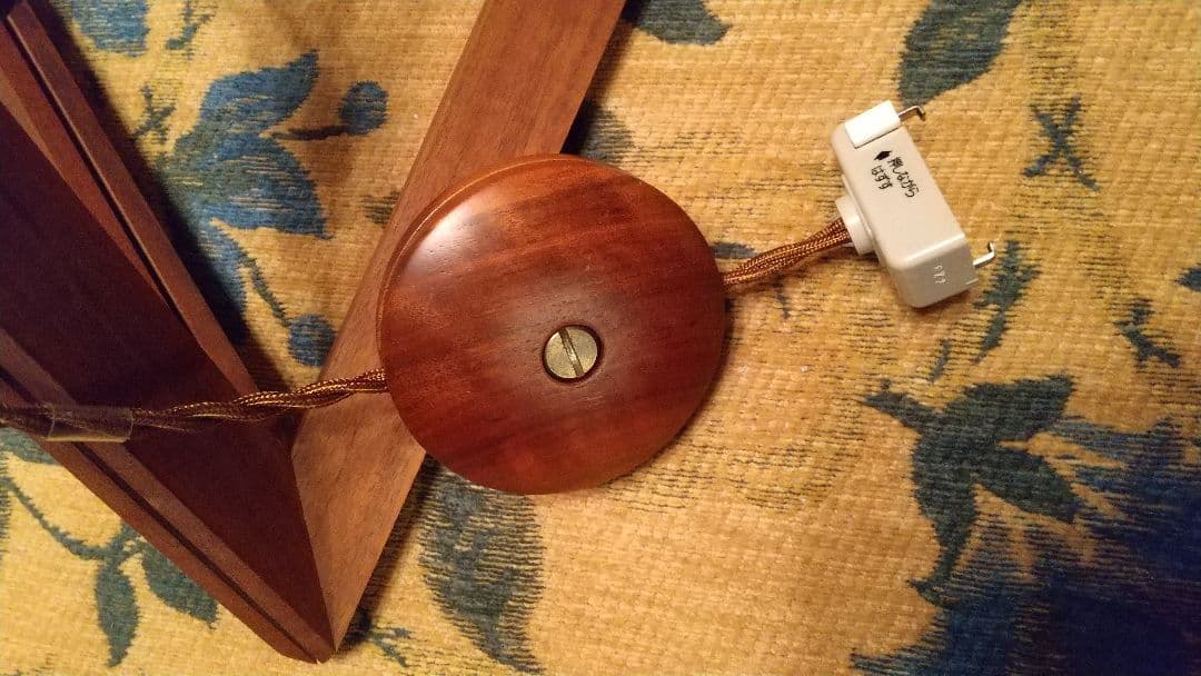年末SALE‼️Wood ペンダントライト+ リール、プラグ付き