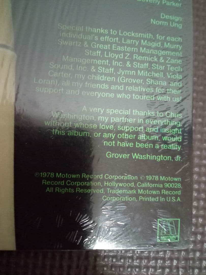 Grover Washington, Jr.　レアグルーヴ　JAZZ FUNK