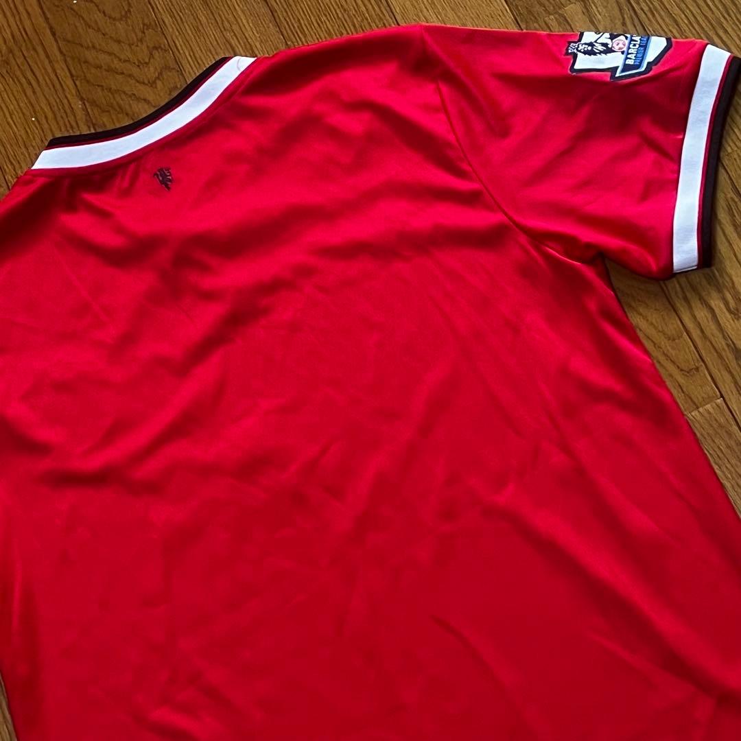 90s y2k NIKE マンチェスターユナイテッド サッカーシャツ TEE 赤