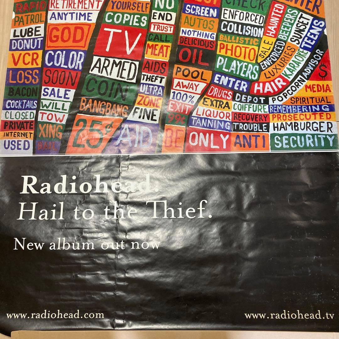 Radiohead Hail to the Thief ポスター