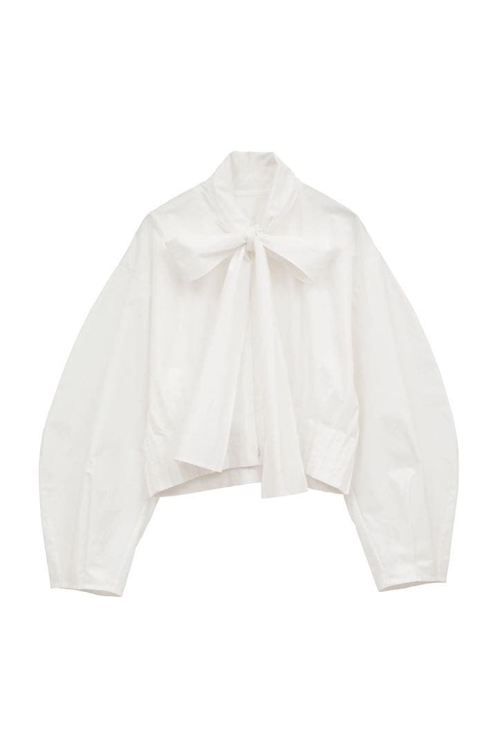 クラネ　CLANE RIBBON ZIP SHIRTS