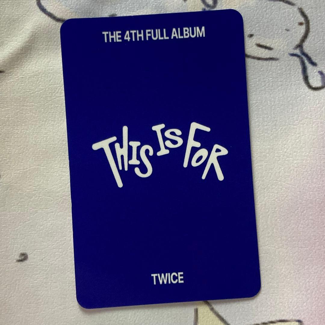 twice 7/13 THIS IS FOR サナ サノク トレカ
