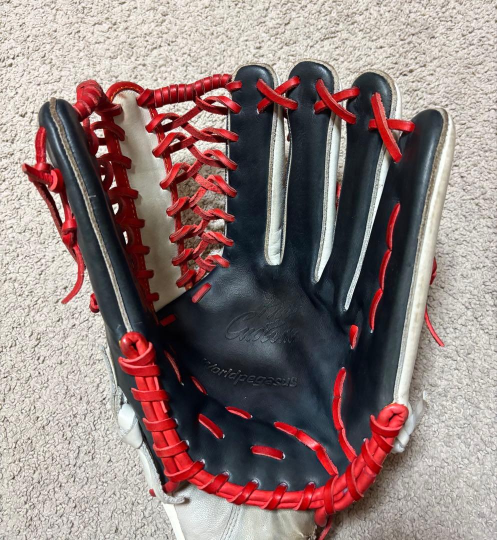 ワールドペガサス　軟式　外野手　グローブ