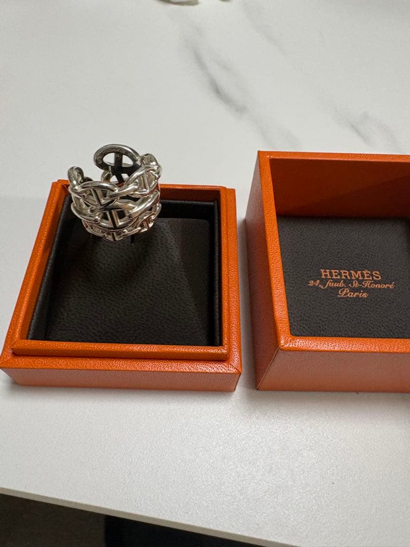 新品未使用 HERMES エルメスシェーヌダンクルアンシェネ リング GM 56