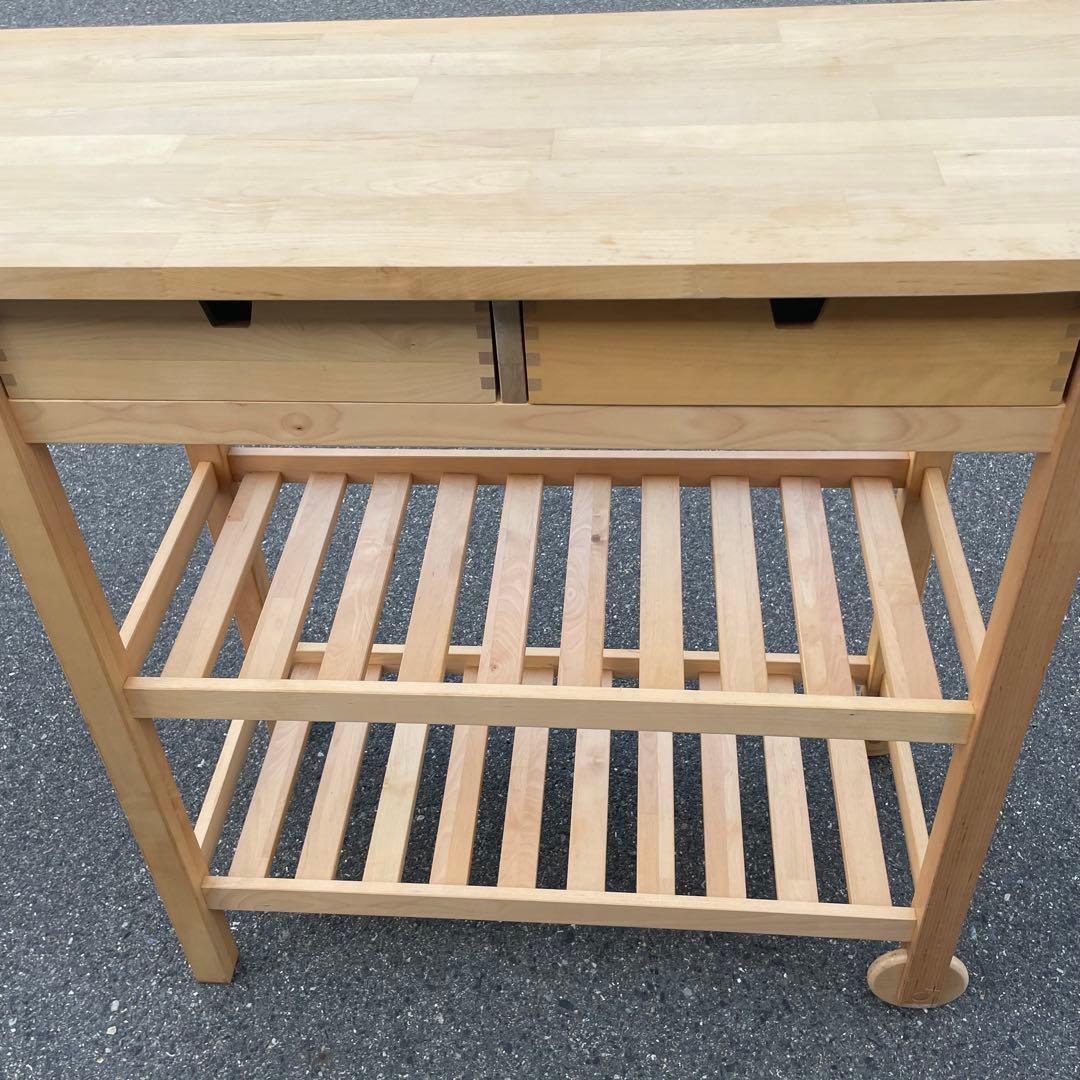 IKEA キッチンワゴンFÖRHÖJA フォルホイア 棚 インテリア