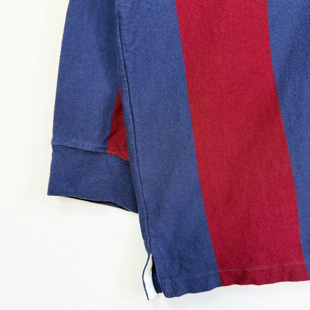 POLO RalphLauren 太ストライプ ラガーシャツ 大きいサイズS41