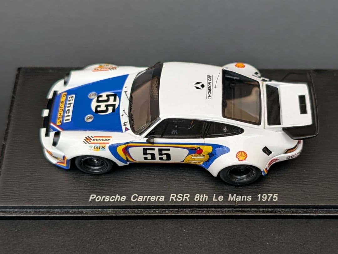 スパーク 1/43 ポルシェ カレラ RSR 1975年 ル・マン24時間 8位