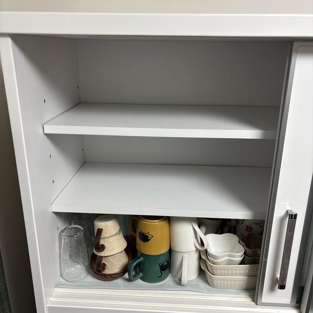 【特価】現価格から5000円引4月5日まで カップボード 食器棚 約120cm