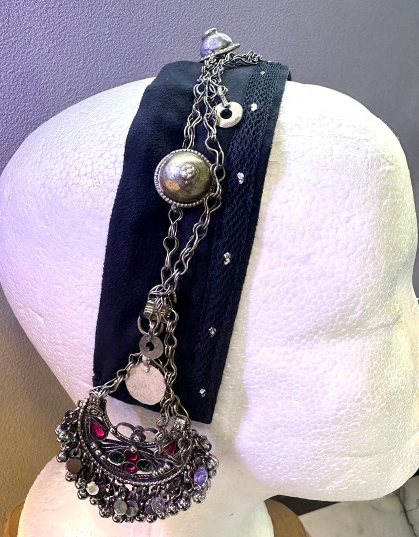 ベリーダンス　トライバル　kuchiチャーム　ヘッドアクセサリー