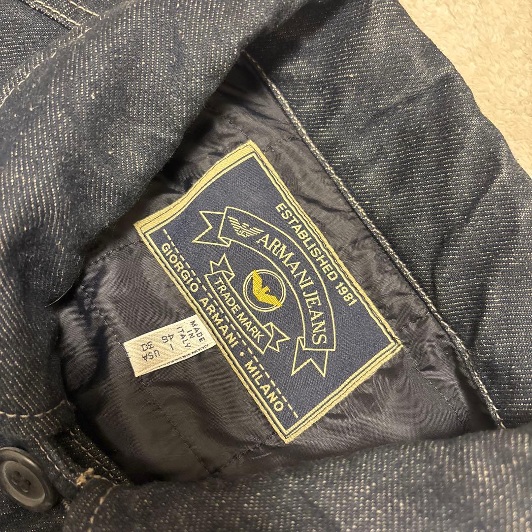 ジャケット・アウター 00s Armani jeans denim jaket archive 46