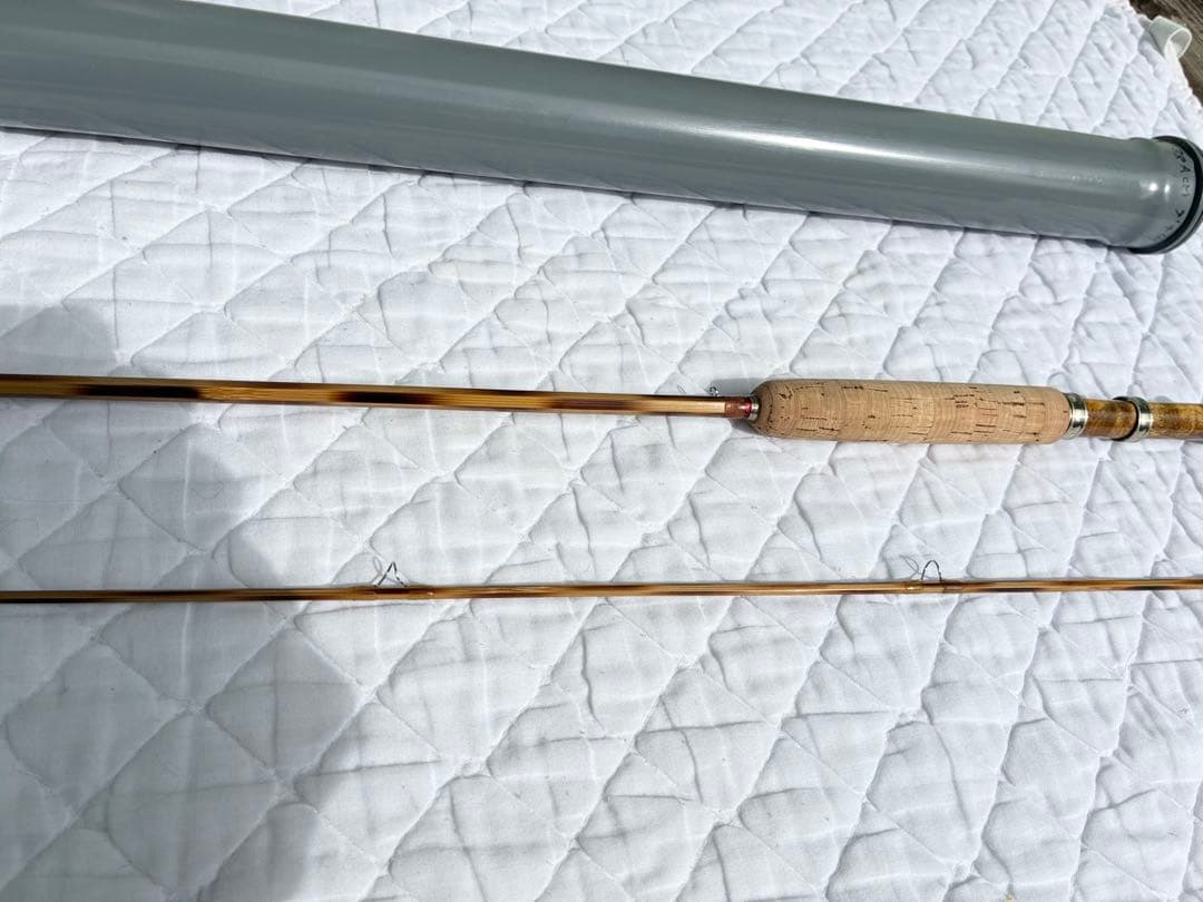 新作トンキン.バンブーロッド、7'0\".#4.ミデアムアクション千鳥柄