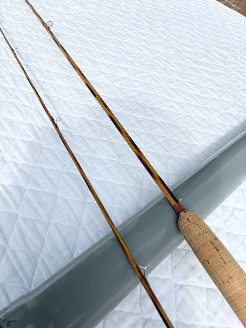 新作トンキン.バンブーロッド、7'0\".#4.ミデアムアクション千鳥柄